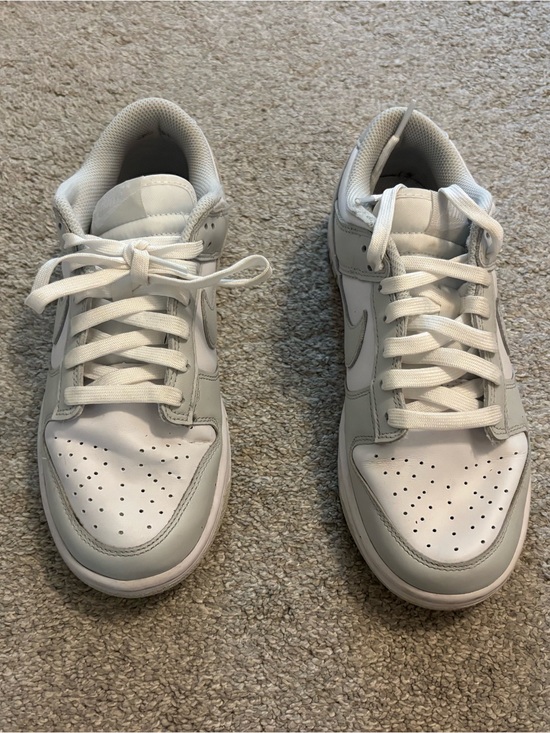 Nike Shoes - Women’s White and Light Gray Low Top Nike Sneakers Size 7